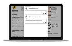 Bizz Profile competence dialog